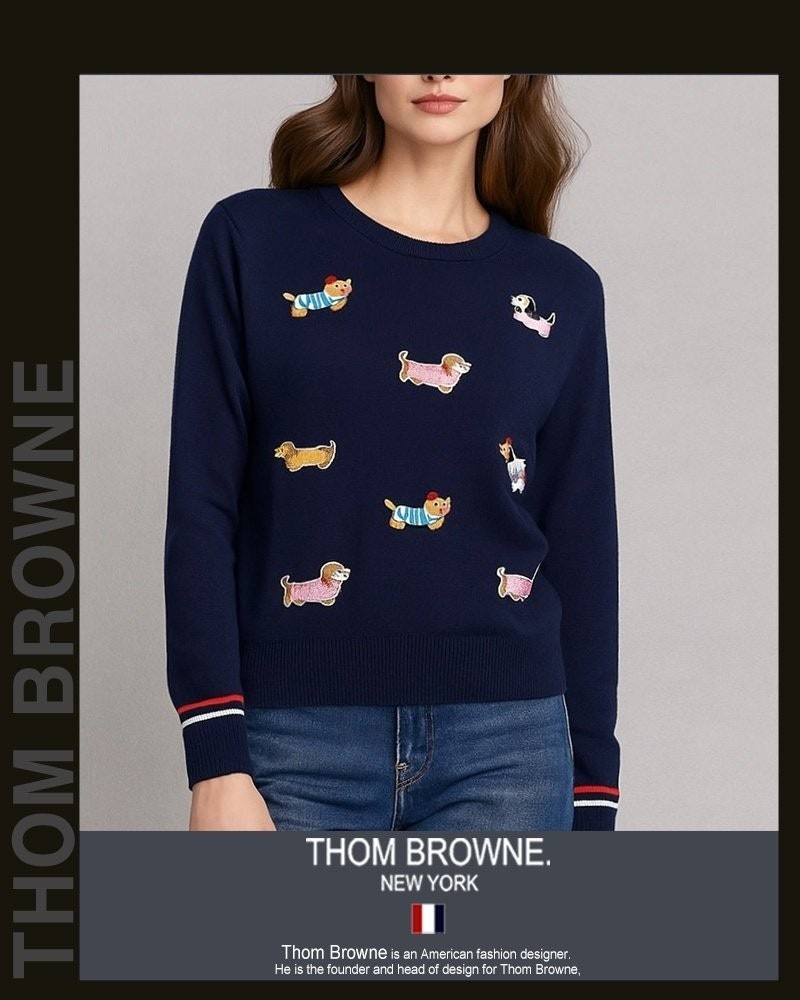 💕 톰* 멀티플 헥터 라운드 니트(25-841)