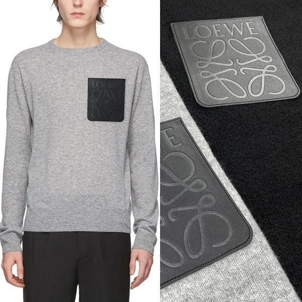 💕 로** 레더포켓 라운드니트