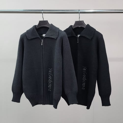 💕 생** 로고자수 울 가디건