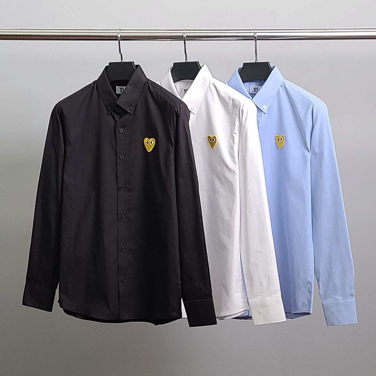 💕 꼼* 골드와펜 옥스포드 셔츠