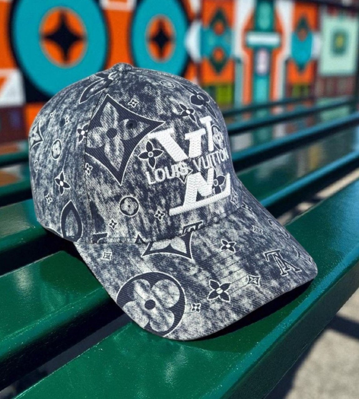 💕 루* LV 자수 모노그램 프린트 볼캡 ✔수입