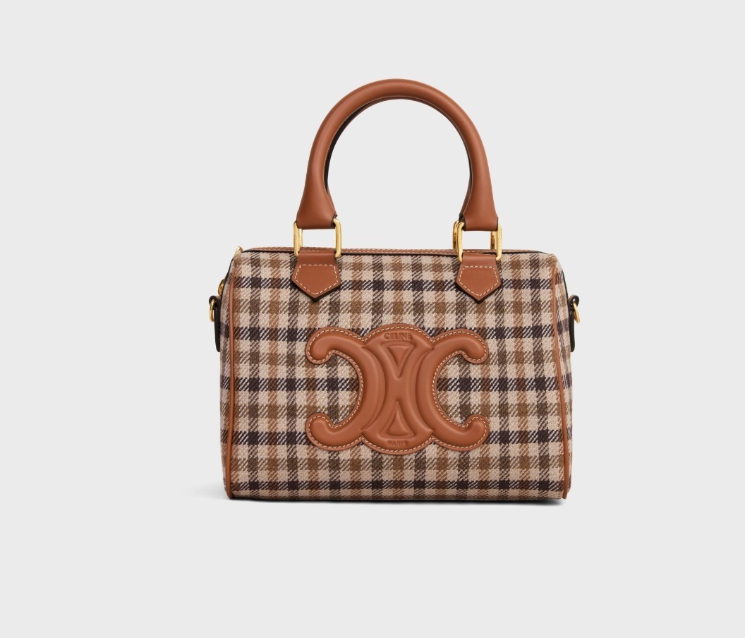 #셀린느 [ C*LINE ] 수입 SMALL BOSTON in TARTAN TEXTILE AND CALFSKIN 입고💢 #가방