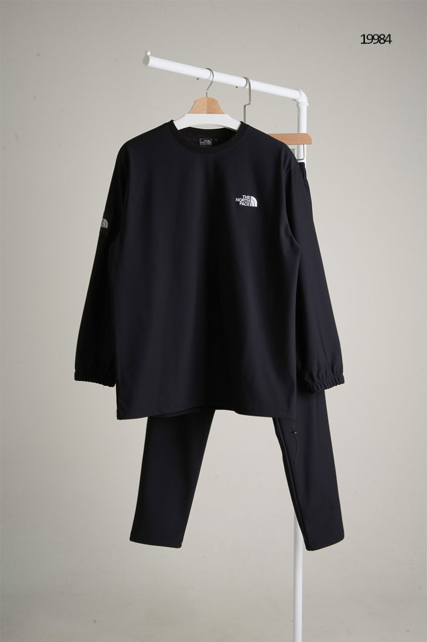 🔆 [THE NORTH FACE] 노스페이스 화이트라벨 아이스 런 크루넥 티셔츠 바지 세트🔆