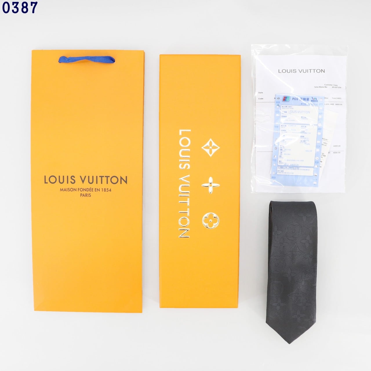 👹루이비통 모노패턴 넥타이👹