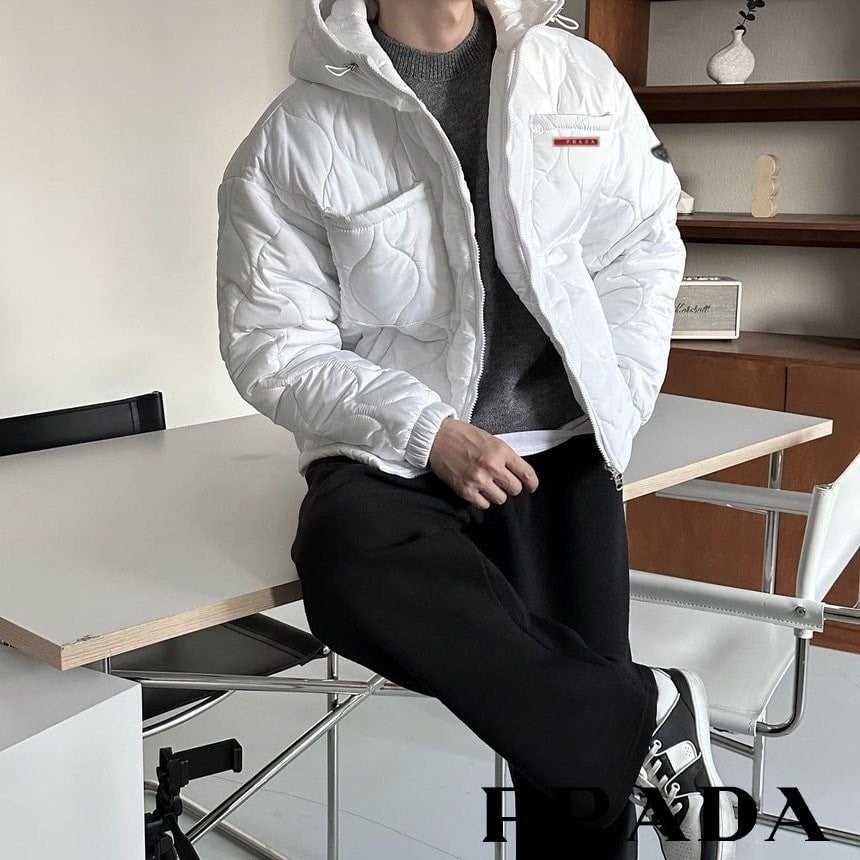 💕 프** 유니섹스 레드라인 투웨이 셔드 퀄팅 패딩