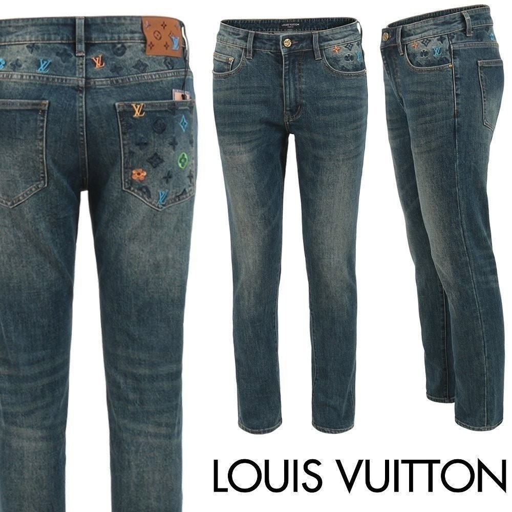 💕 루* 컬러 자수 워싱 슬림 일자진 ☆봄 신상☆