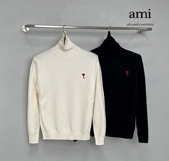 💕 아* 스몰하트 베이직 터틀넥