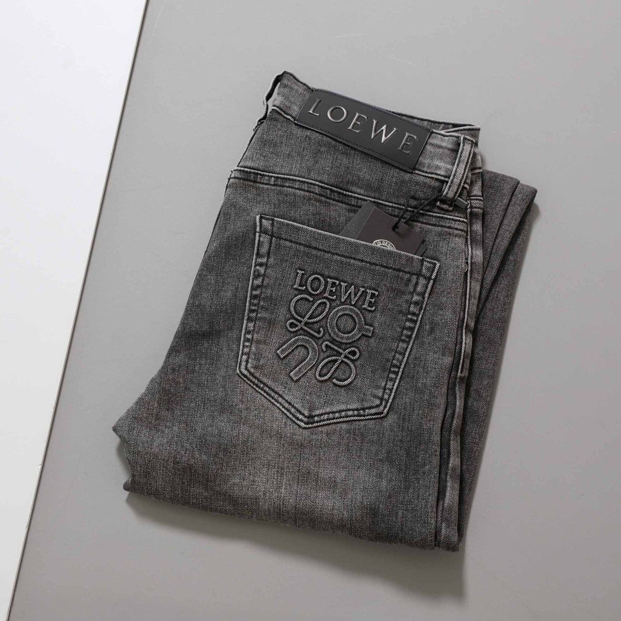 💕 로** 수입 아나그램 흑청 데님 진