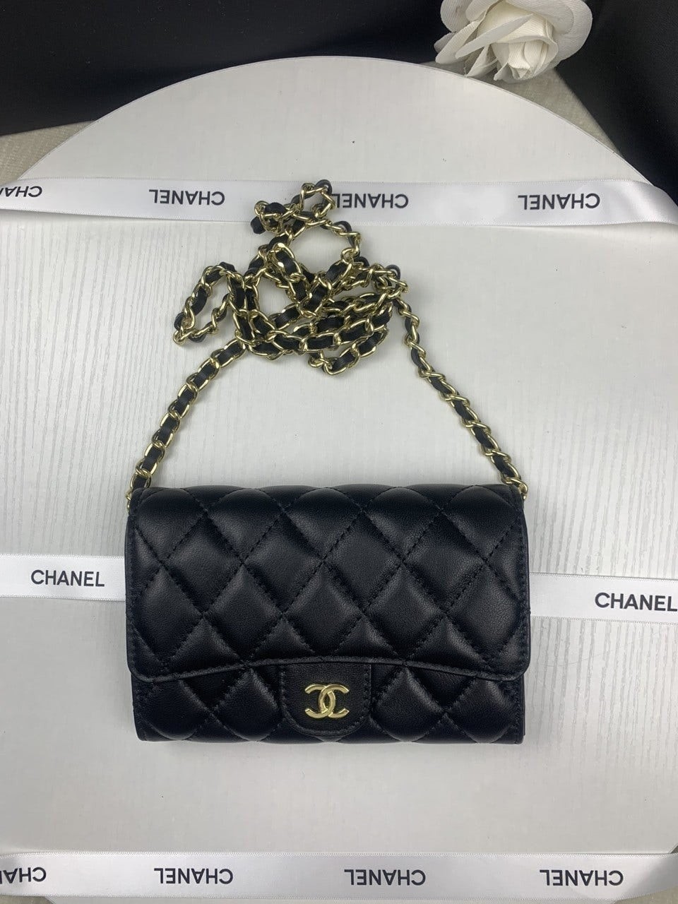 💕 샤* 램스킨 금장 체인