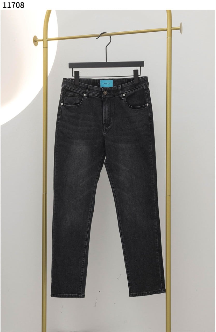 #구찌 [GUCCI] 블랙 슬림 레그 데님 팬츠 신상입고💢 #하의 #팬츠 #11708