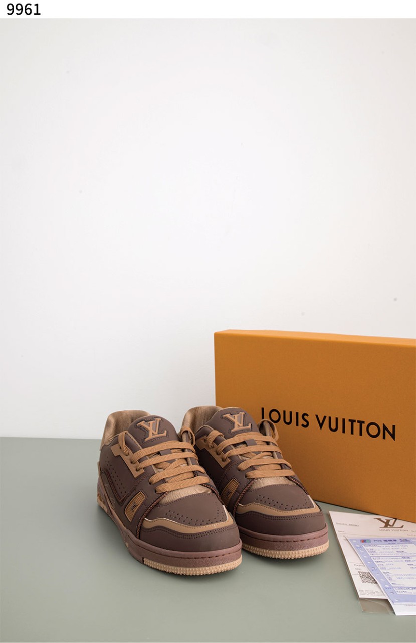 #루이비통 [Louis Vuitton] 루이비통 남성 스니커즈 LV 트레이너 마론 신상입고💢 #신발 #9961