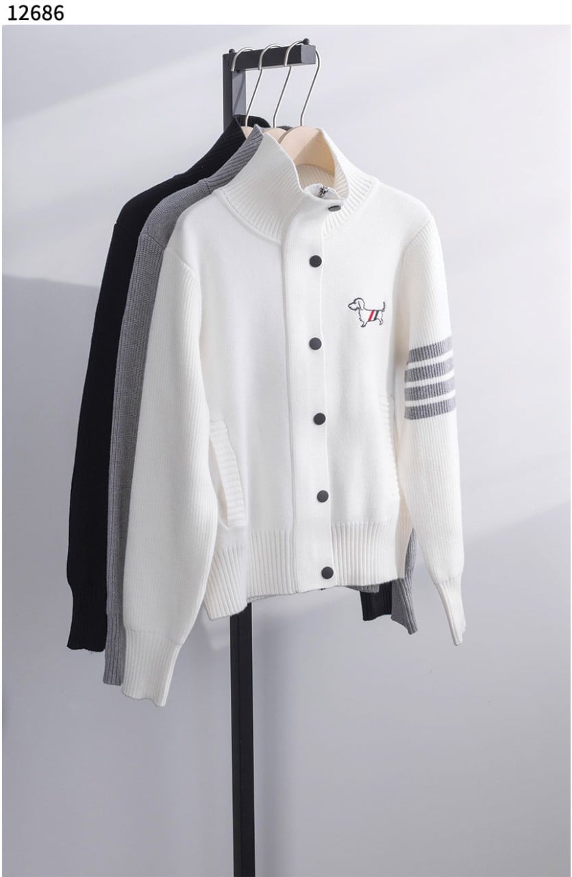 #톰브라운 [Thom Browne] 여성 터틀넥 니트 가디건 자켓 신상입고💢 #상의 #니트 #12686