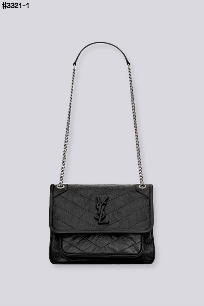 🍀 [SAINT LAURENT] 생로랑 빈티지 레더 니키 숄더백 🍀