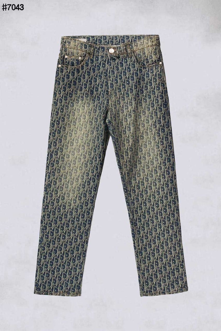 🍀 [DIOR] 크리스찬 디올 오블리크 워싱 스트레이트 데님 팬츠 🍀