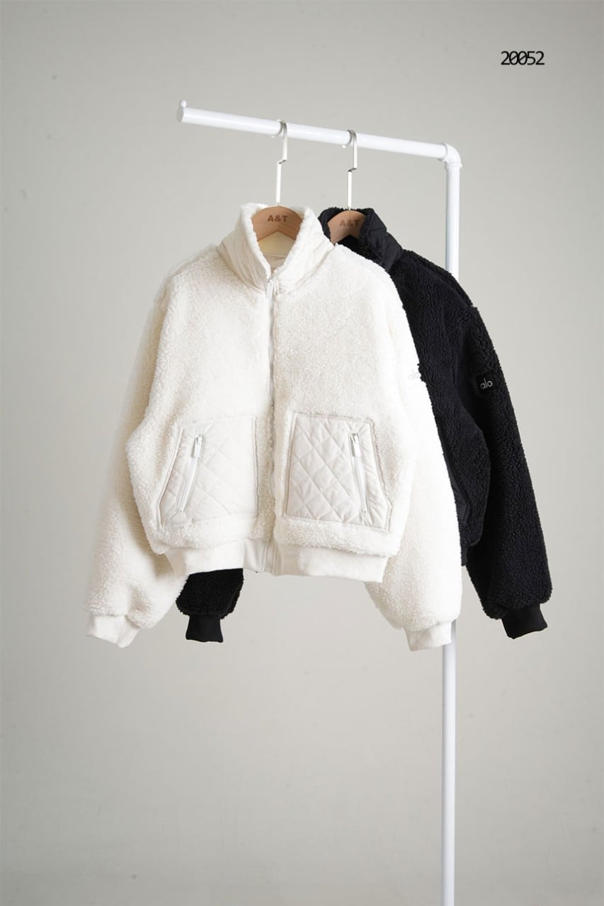 🔆 [ALO] 알로 요가 셰르파 엣지 후리스 봄버 자켓 🔆