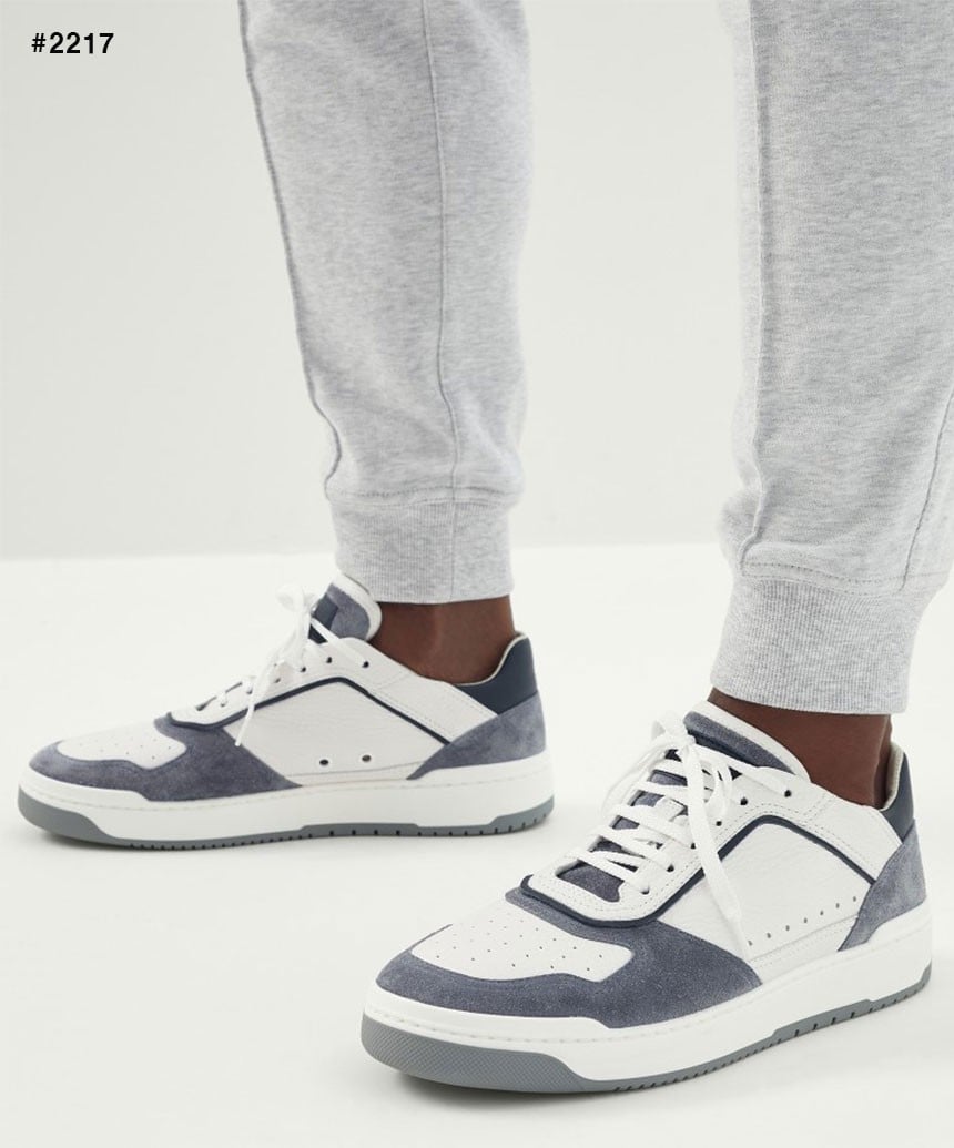 🍀 [BRUNELLO CUCINELLI] 브루넬로 쿠치넬리 넬리 패널 믹스 스니커즈 🍀