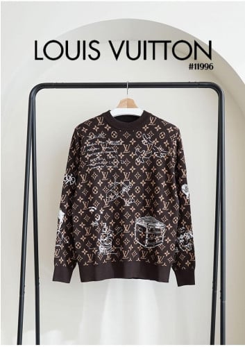 🍀 [LOUIS VUITTON] 루이비통 모노그램 엠브로이더드 크루넥 니트 스웨터 🍀