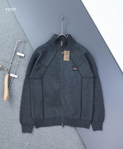 🍀 [GUCCI] 구찌 GG 스틸로고 클래식 니트 집업 자켓 🍀