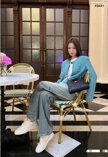 CHANEL 샤넬 CC로고 에어포스 스니커즈