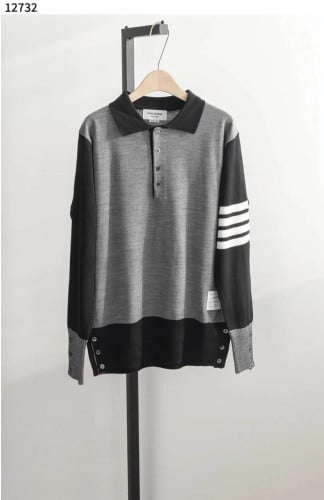 💕 톰* 4버튼 긴팔 니트 카라티