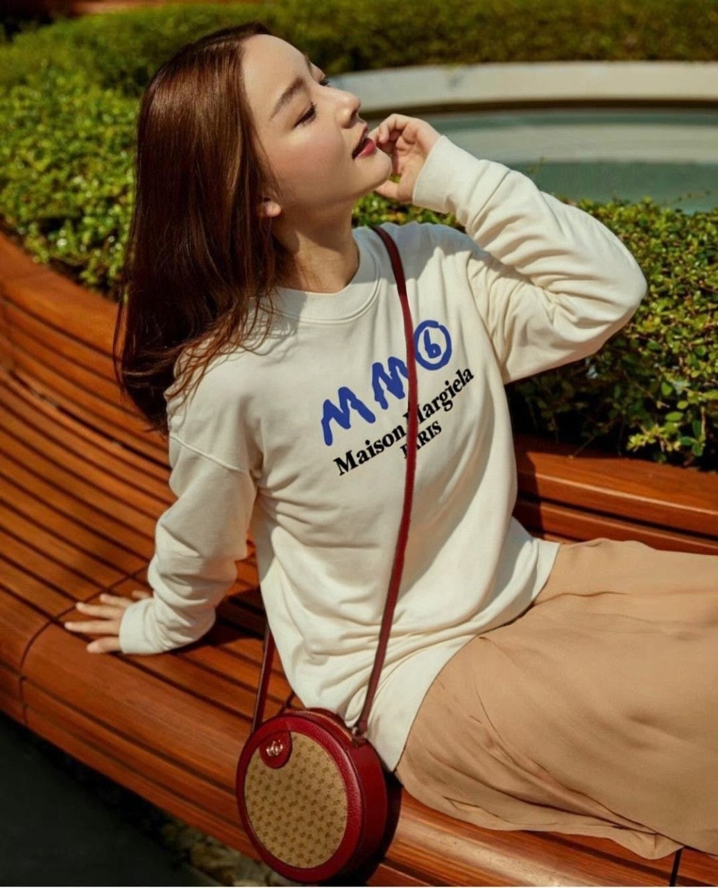 💕 메* 마르지엘라 블루mm6 맨투맨