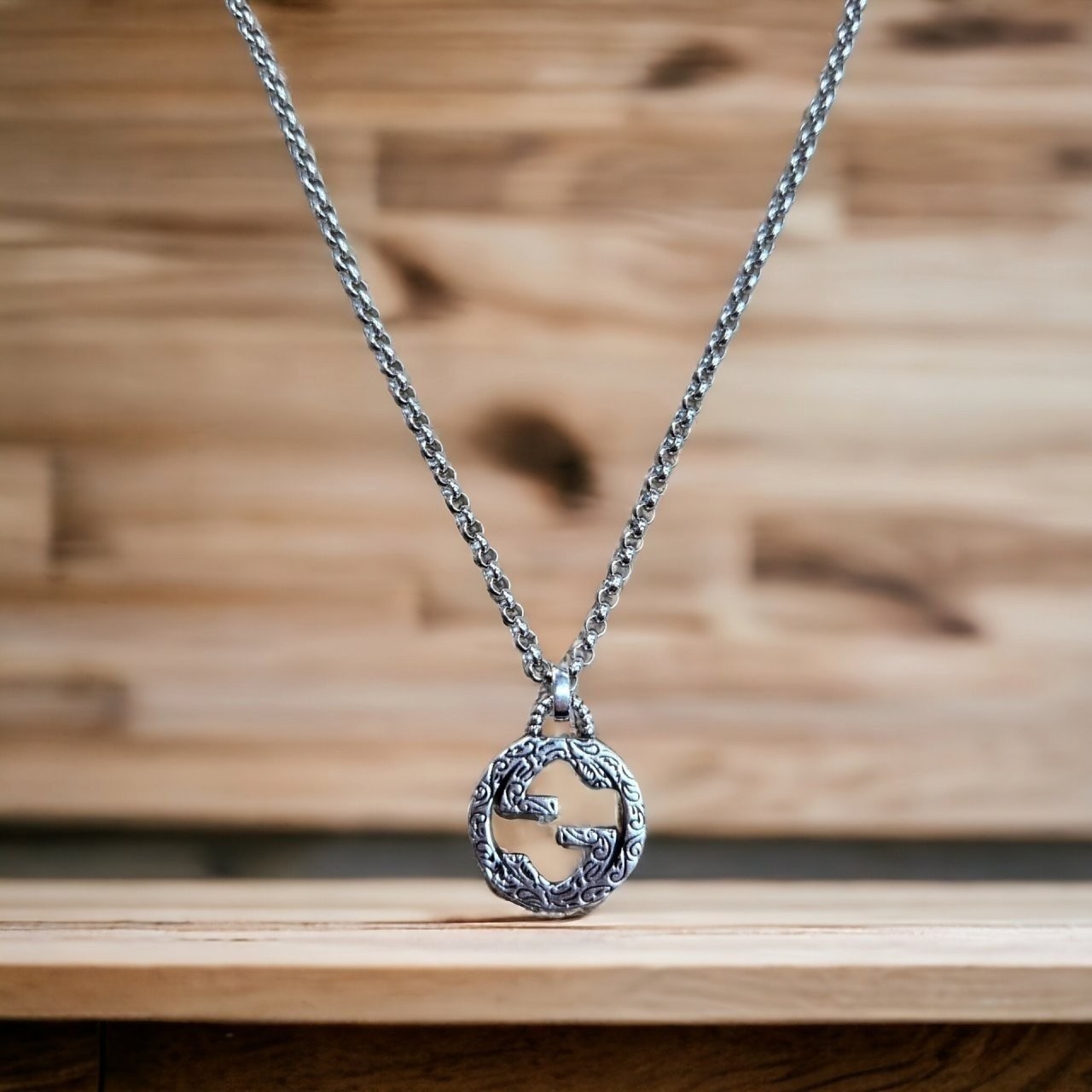 [140번] #구찌 인터로킹 G 펜던트 목걸이