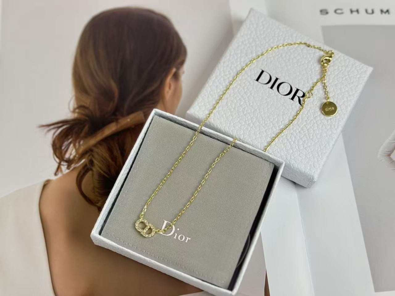 #N #디올 클레르 드룬 목걸이