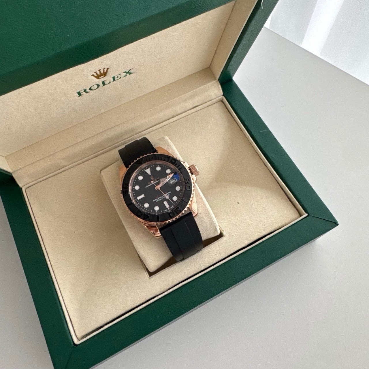 #A #로렉스 요트마스터 러버 시계