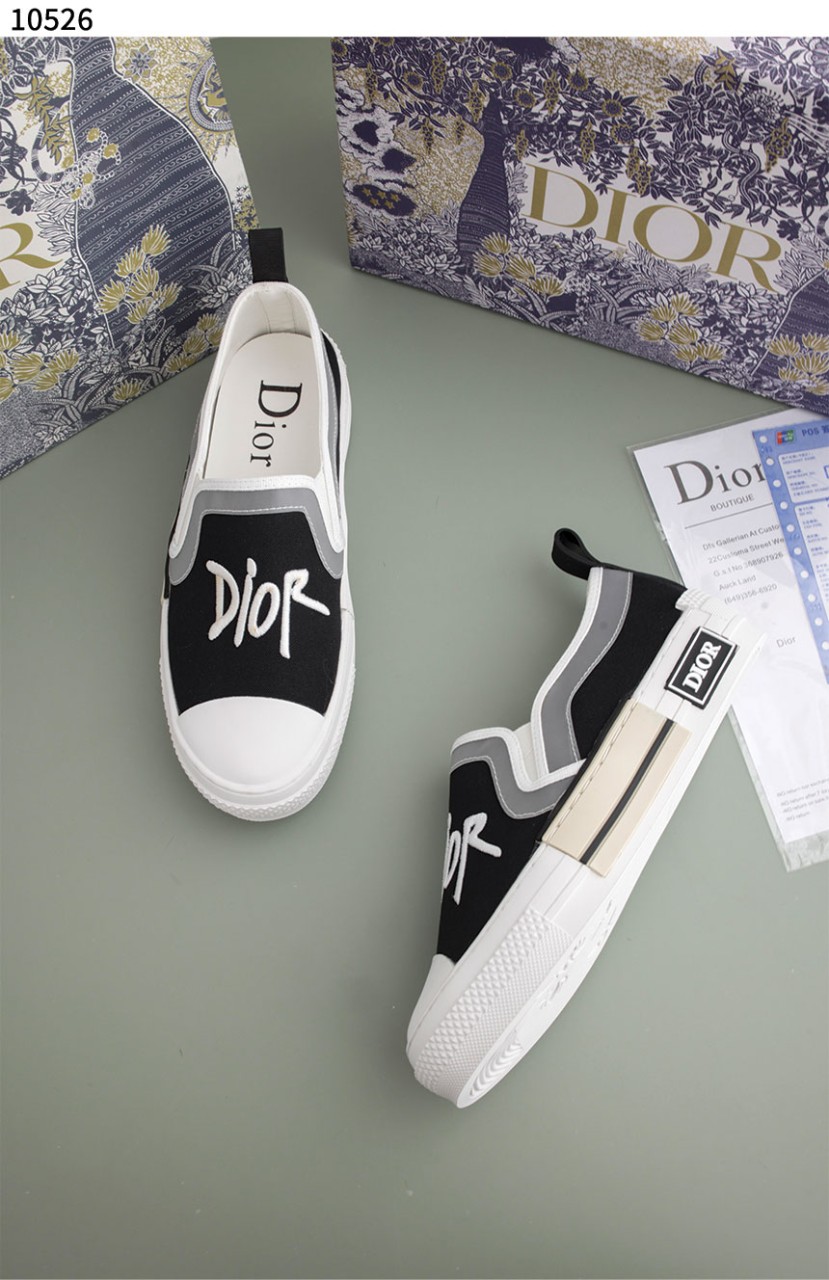 #디올 [Christian Dior] 디올 X 존 스투시 로고 슬립온 43 신상입고💢 #신발 #10526