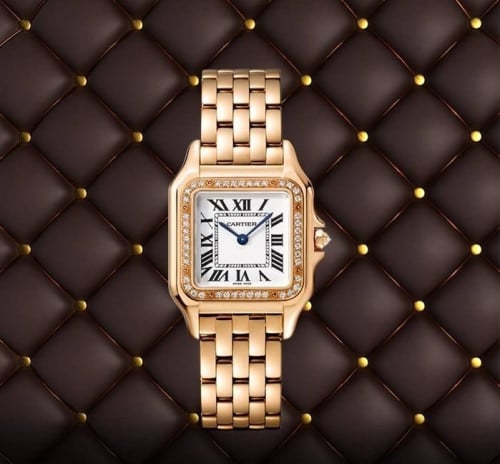 까르띠* 팬더 드 까르띠에 워치 로즈골드 다이아