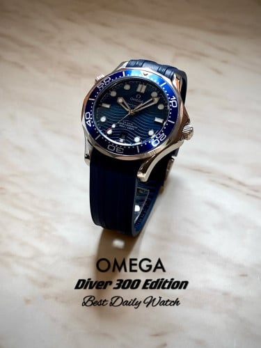 오메* 씨마스터 다이버 300M 블루다이얼