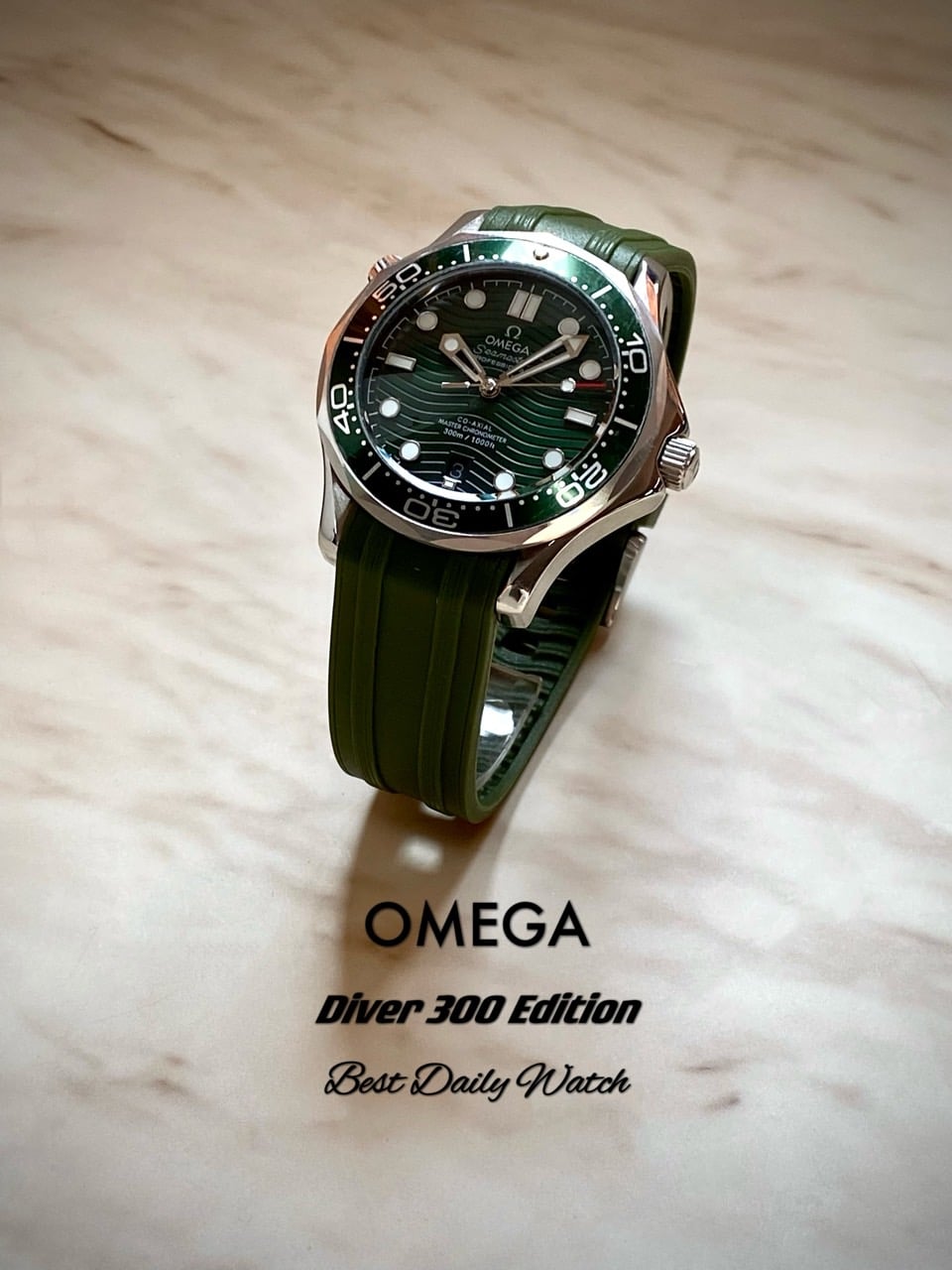 오메* 씨마스터 다이버 300M 그린다이얼