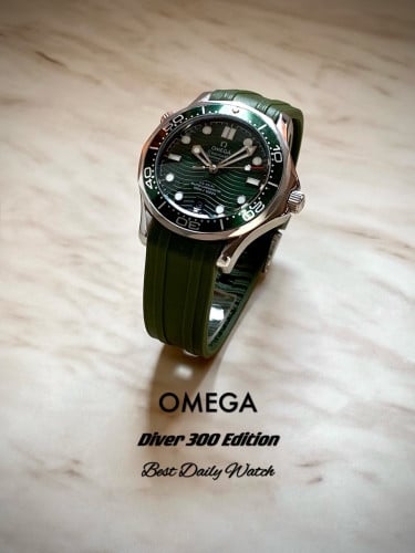 오메* 씨마스터 다이버 300M 그린다이얼