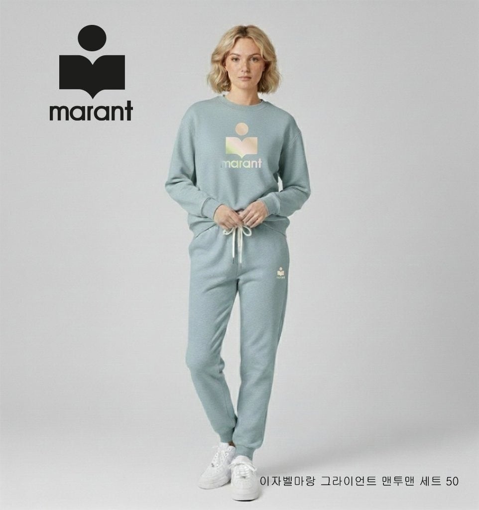 💕 이** 마랑 그라이언트 맨투맨 기모세트 50