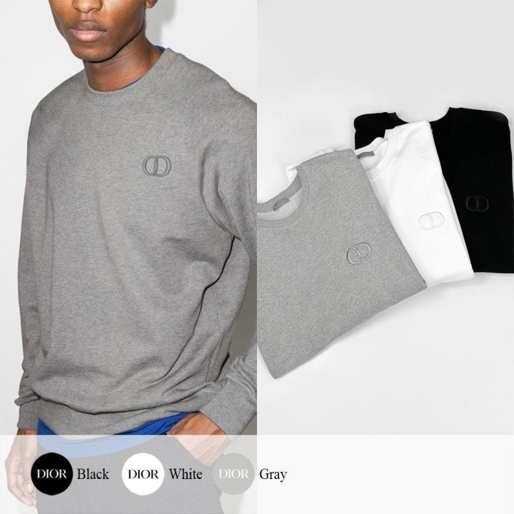 💕 디* CD Icon 자수 맨투맨