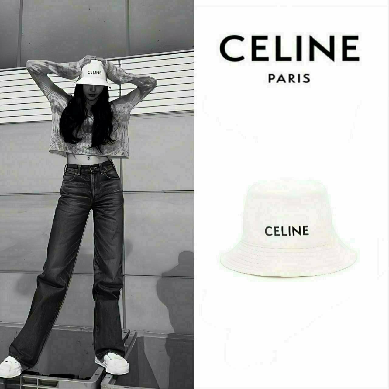 💕 셀** 로고프린트 버킷햇