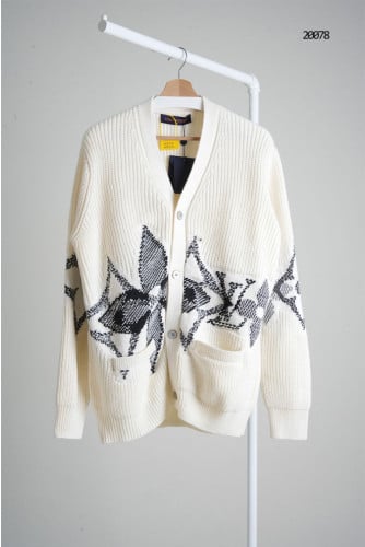 🔆 [LOUIS VUITTON] 루이비통 LV 모노그램 자가드 버튼 가디건 🔆