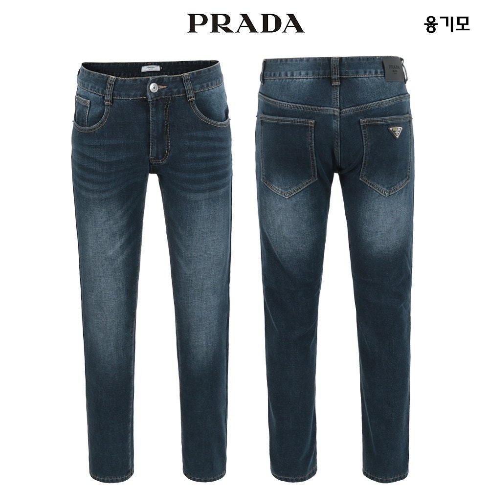 💕 프** 융기모 진청 스판 워싱 데님