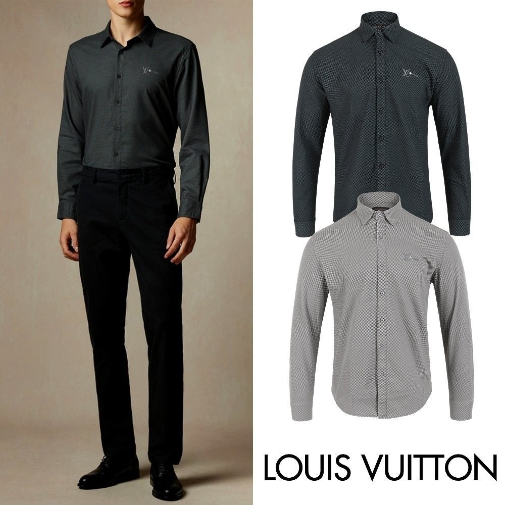 💕 루* 신상 모노자수 패턴 셔츠