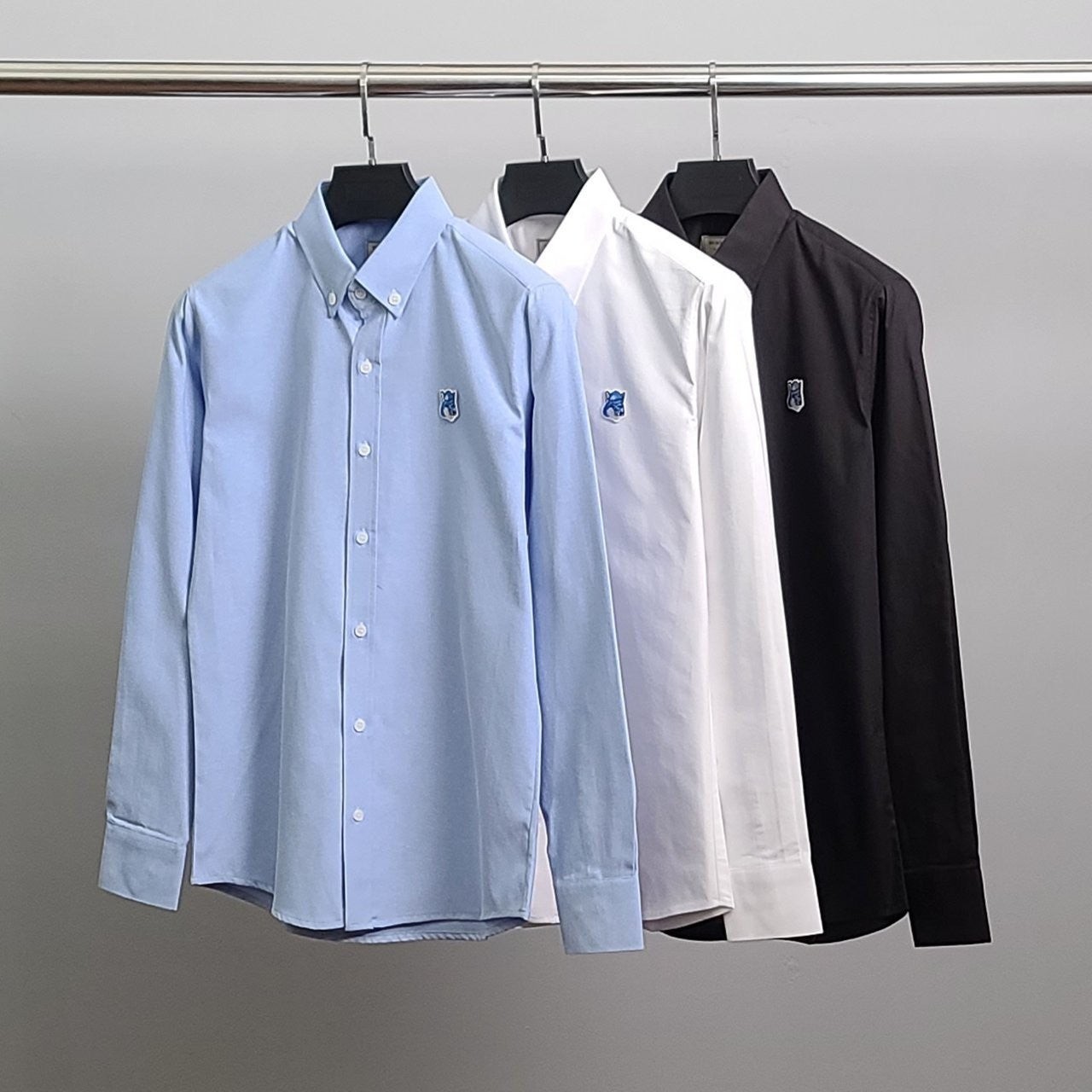 💕 메* 키츠네 블루폭스 옥스포드 셔츠