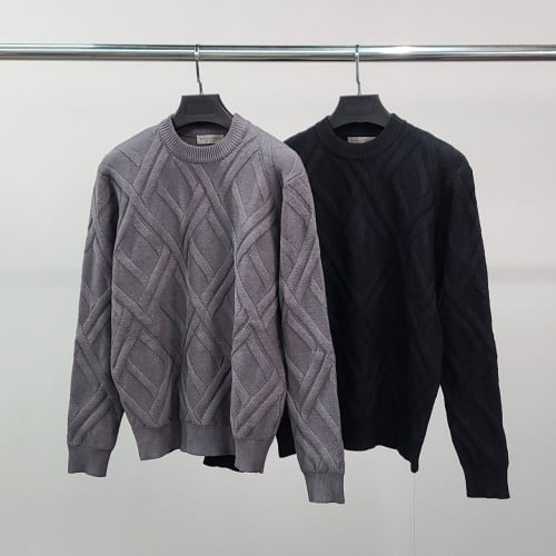 💕 보** 엠보라인 캐시미어 울 니트