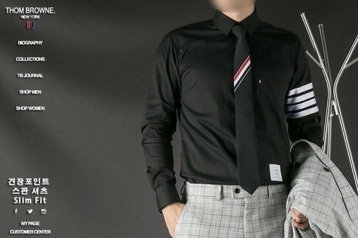 💕 톰* "견장 포인트 스판 셔츠"