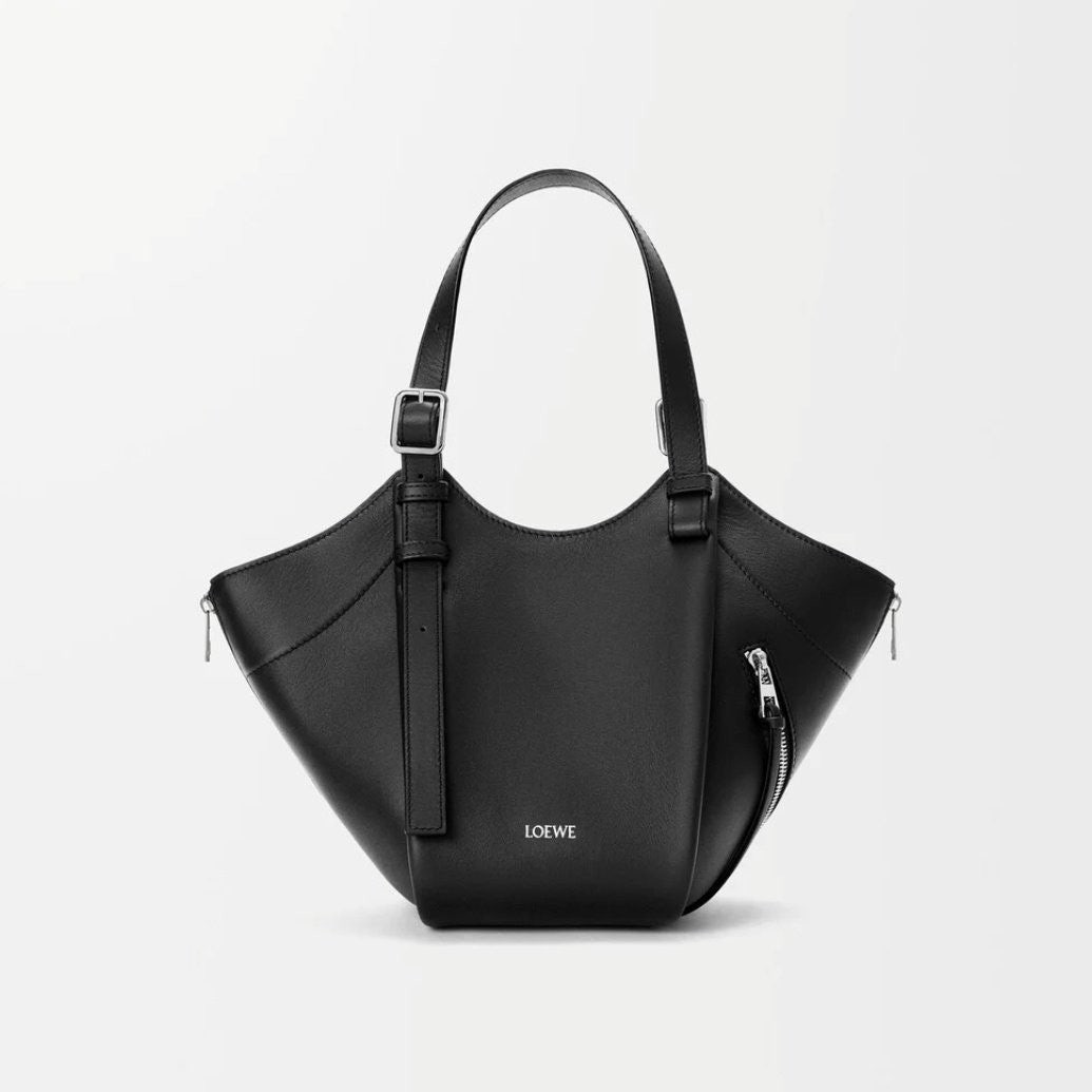 💕 로** 클래식 송아지 가죽 소재의 해먹 플립 백