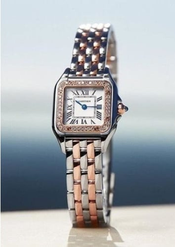 💕 까*** 팬더 드 까*** 워치 로즈골드 콤비 다이아