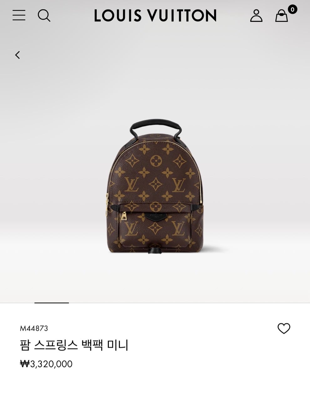 🔈 루이x통 팜스프링스 미니