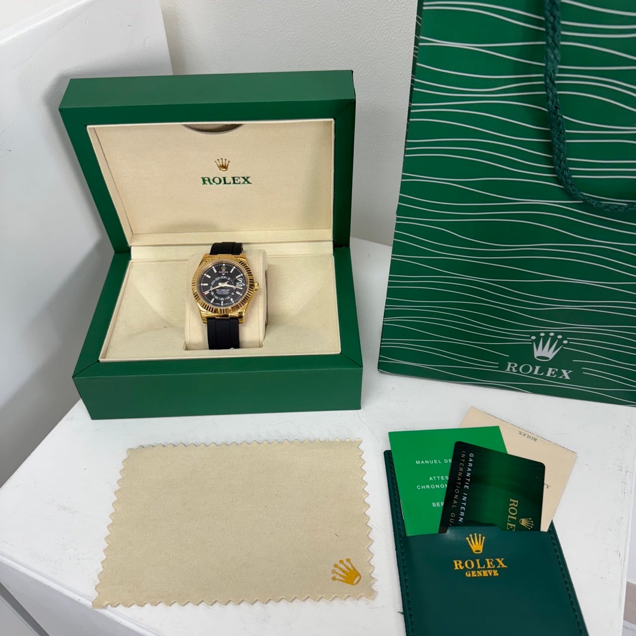 🤴🏻 #로렉스 [ R*lex ] 스카이드웰러 러버밴드🤴🏻