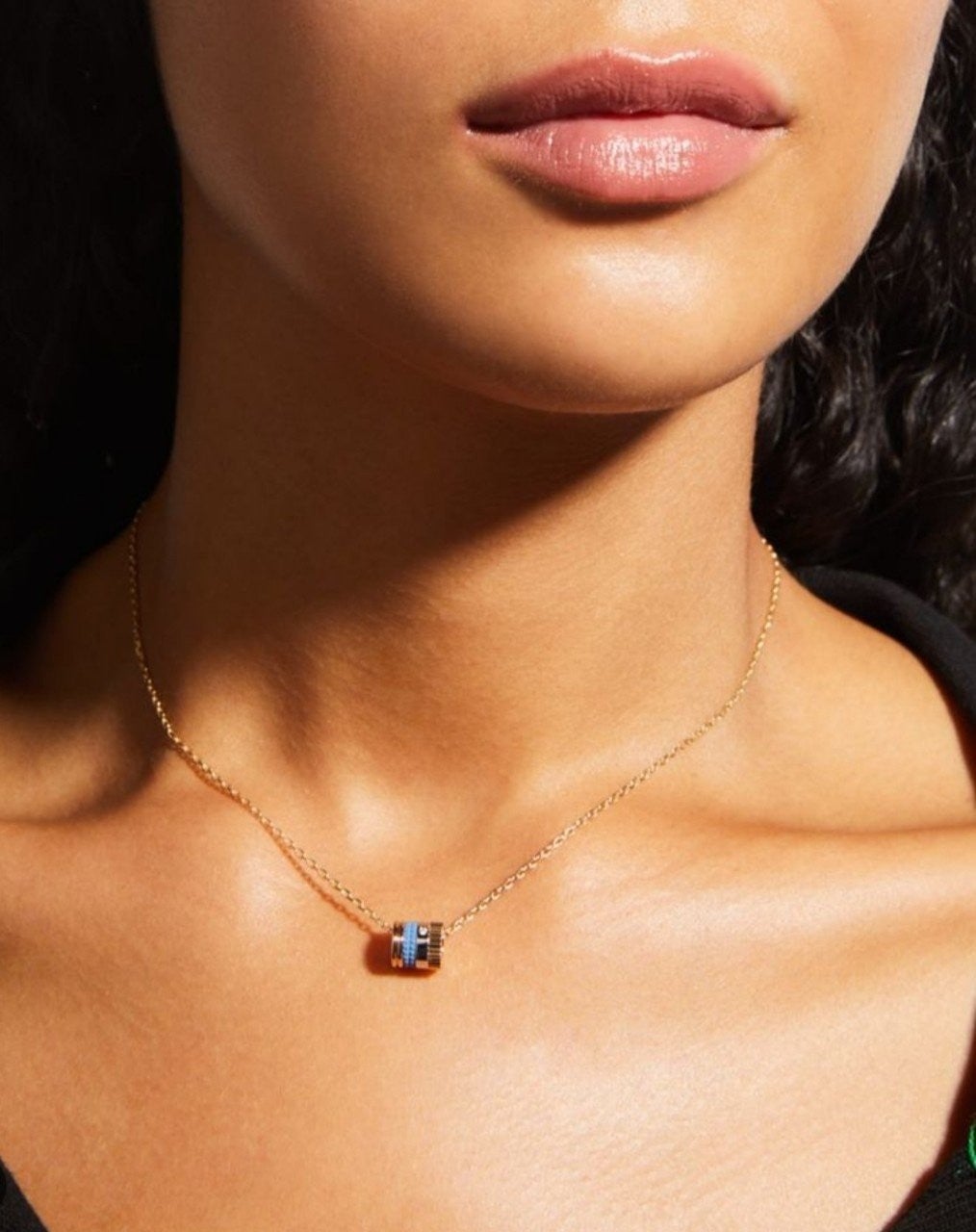 💕 부** 콰트로 블루 에디션 링 펜던트 목걸이✔수입최고급