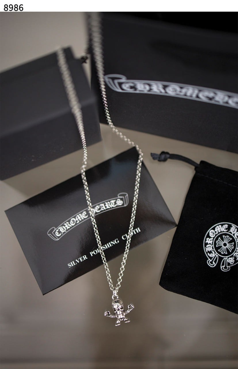 #크롬하츠 [Chrome Hearts] 크롬하츠 포티 해골 팬던트 목걸이 신상입고💢 #목걸이 #8986