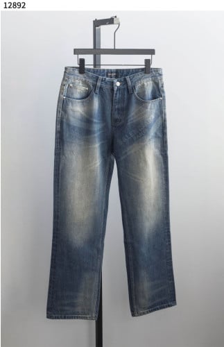 #발렌시아가 [BALENCIAGA] 로고 프린팅 일자핏 데님 신상입고💢 #하의 #팬츠 #12892