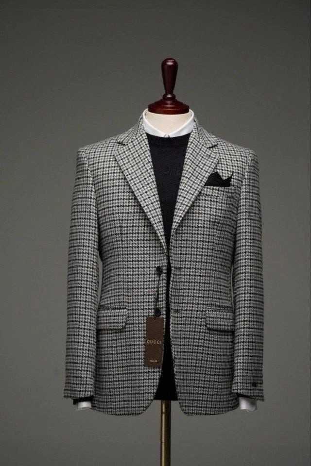 💕 구* 수입 최상급 하운드투스 울 블레이저